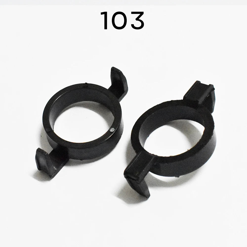 2pcs Car LED Headlight Bulb Base Holder Adapter Head Lamp Retainer Clips Socket For Auto Headlamp Mount Stand For Nissan