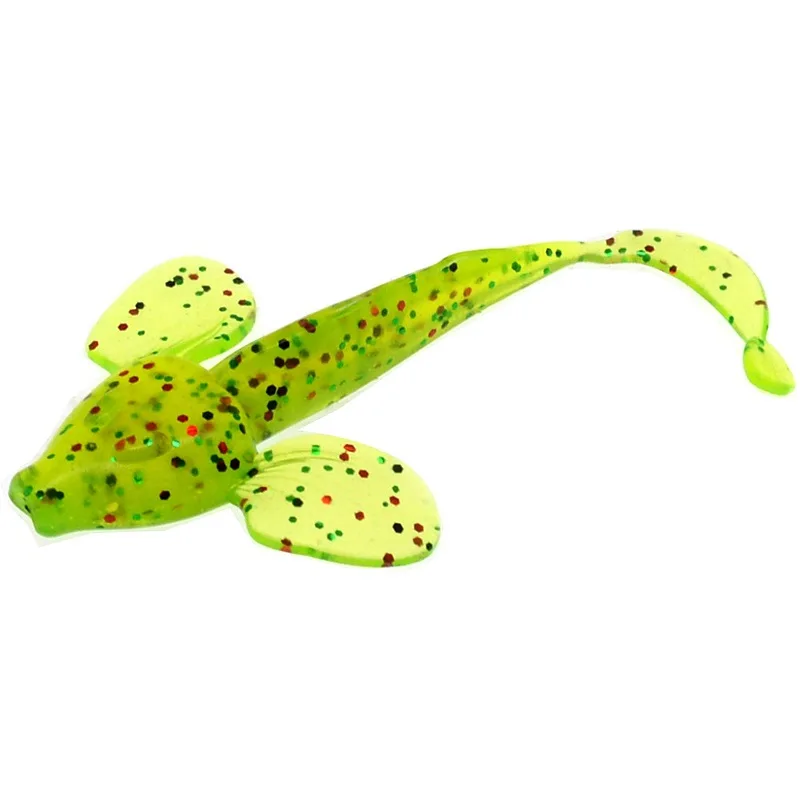 Angelköder, weicher Köder, 8 cm, 4,3 g, Sichelschwanz, Kunstköder, Simulation Fischwurm, Lot 6–10 Stück, Verkauf – Detail 4
