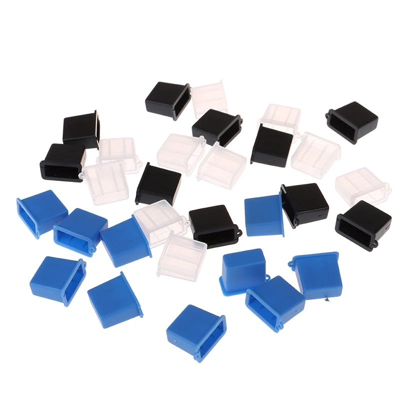 2020 Hot 10pcs USB Type A Male Anti-Dust Plug Stopper Cap Cover Protector  Approx. 16 x 13 x 5mm 