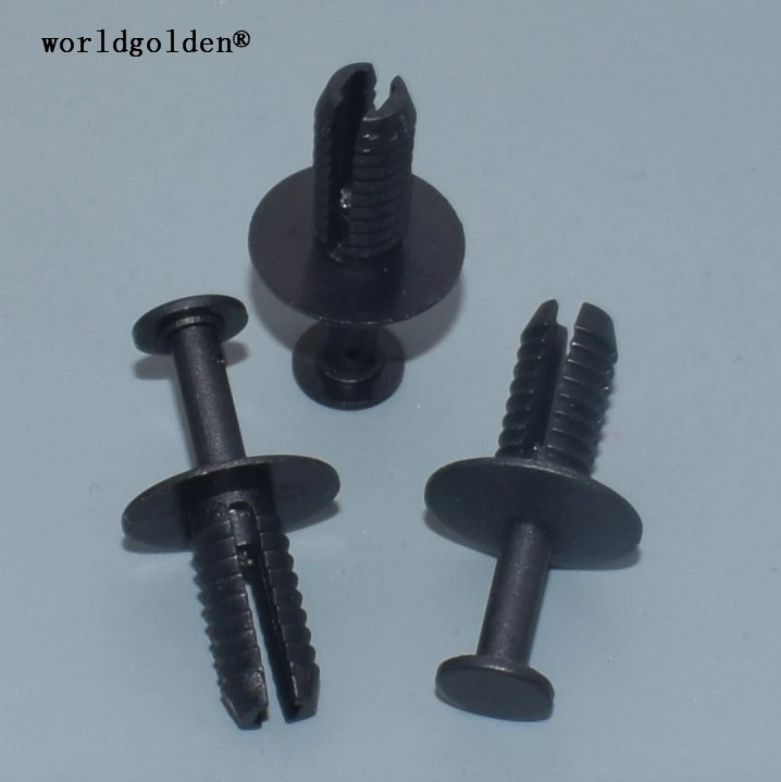 Worldgolden 100 Buah Klip Penahan Bumper Pengencang Plastik Untuk Benz MBZ # A0009905492,1400804,51111964186, 51111908077