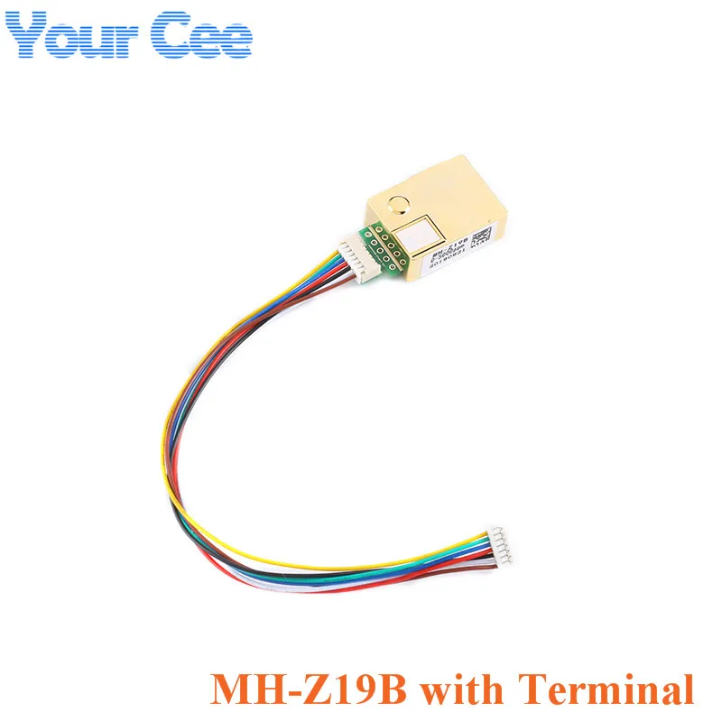 MH-Z19 MH-Z19C MH-Z19E MH-Z19B Sensore di CO2 a infrarossi IR Modulo gas di anidride carbonica Monitor di CO2 400-5000 0-5000 ppm UART PWM