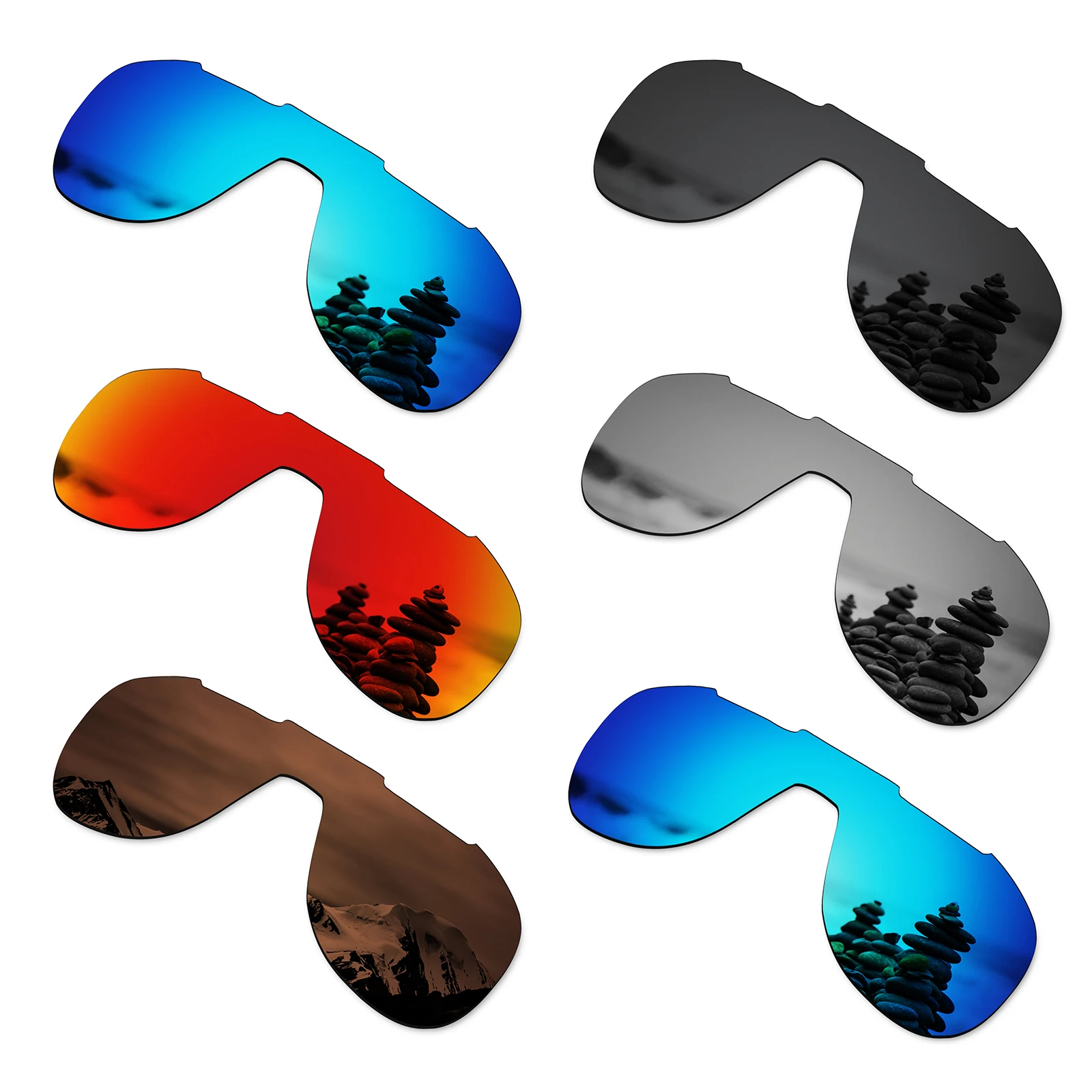 SmartVLT Polarized Replacement Lenses for Oakley Outpace OO4133 Sunglasses - Multiple Options