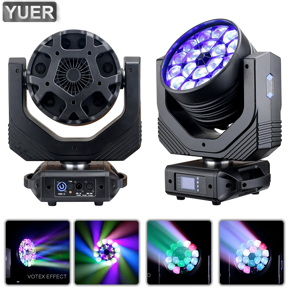 18X15W RGBW 4IN1 TianXin LED Moving Head Light DMX512 20/38/90CH Strobe Beam Effect Lights DJ Disco Stage Party Bar Wedding