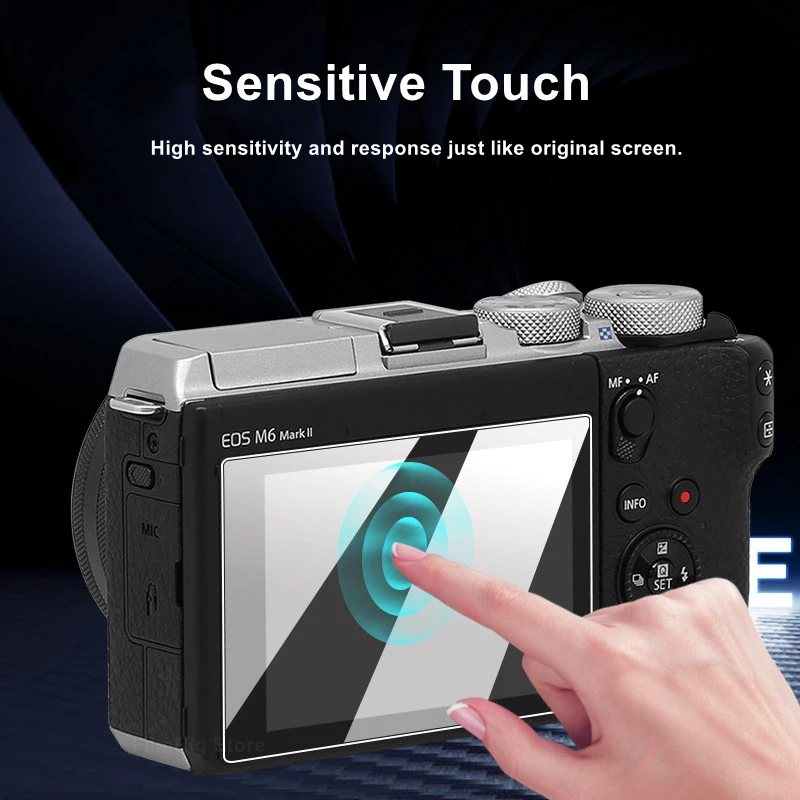 R5 R6 R5C R7 R8 R50 9H schermo della fotocamera vetro temperato protettivo per Canon EOS R5 R6 M50 M6 M6II protezione dello schermo LCD della fotocamera