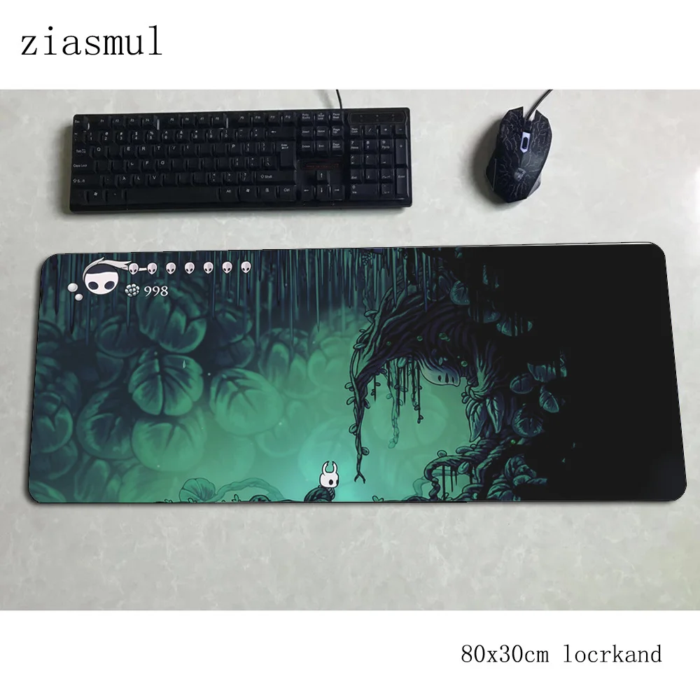 hollow knight mouse pad 80x30cm mats cute Computer mouse mat gaming accessories hot sales mousepad keyboard games pc gamer