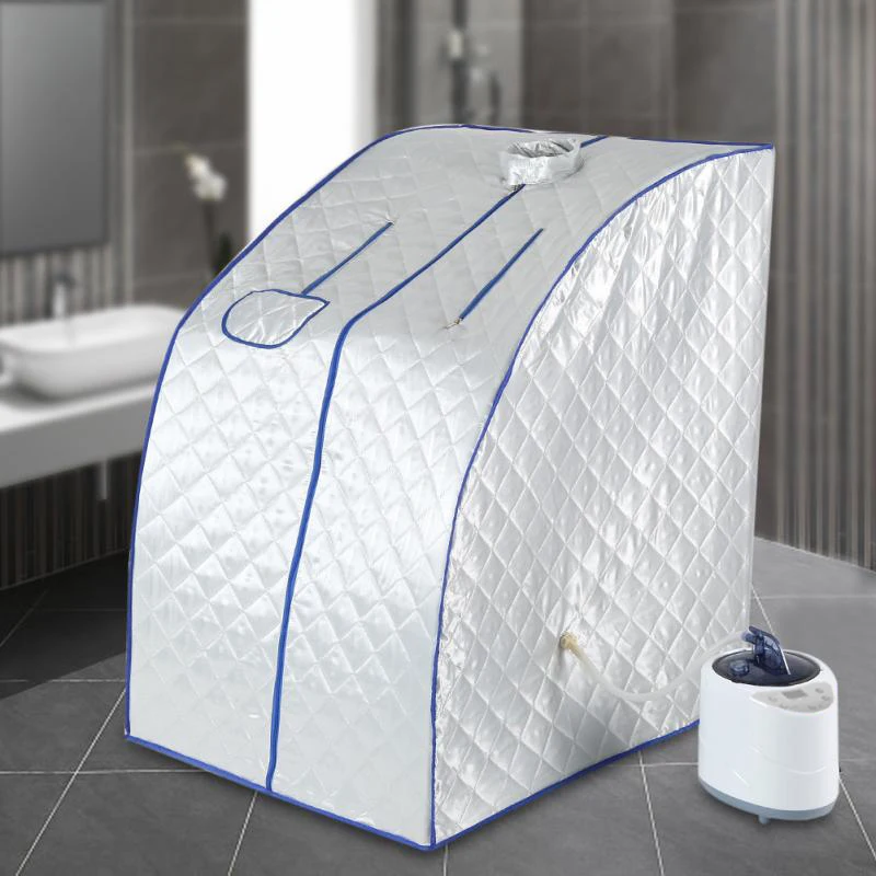 Portable Steam Sauna Room STEAM BATH Steamer Pot Slimming Therapy Household Sauna Box Ease Steam Sauna Cabin Home Sauna SPA