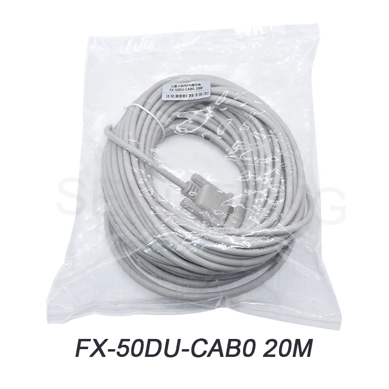 

For FX0 FX2n FX1N F940 F930 PLC GOT-F940 GOT-F900 HMI GS2107 GT15 GT11 Cable FX50DUCAB0 FX-50DU-CAB0-20M FX-50DU-CAB0