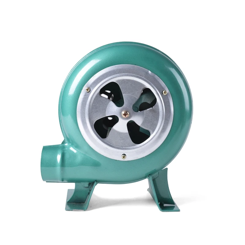 220V ~ 240V เครื่องเป่าลมในครัวเรือนเหล็กบาร์บีคิวขนาดเล็ก Centrifugal Blower 30W 40W 60W 80W EU US ปลั๊กสีเขียวสำหรับบาร์บีคิว