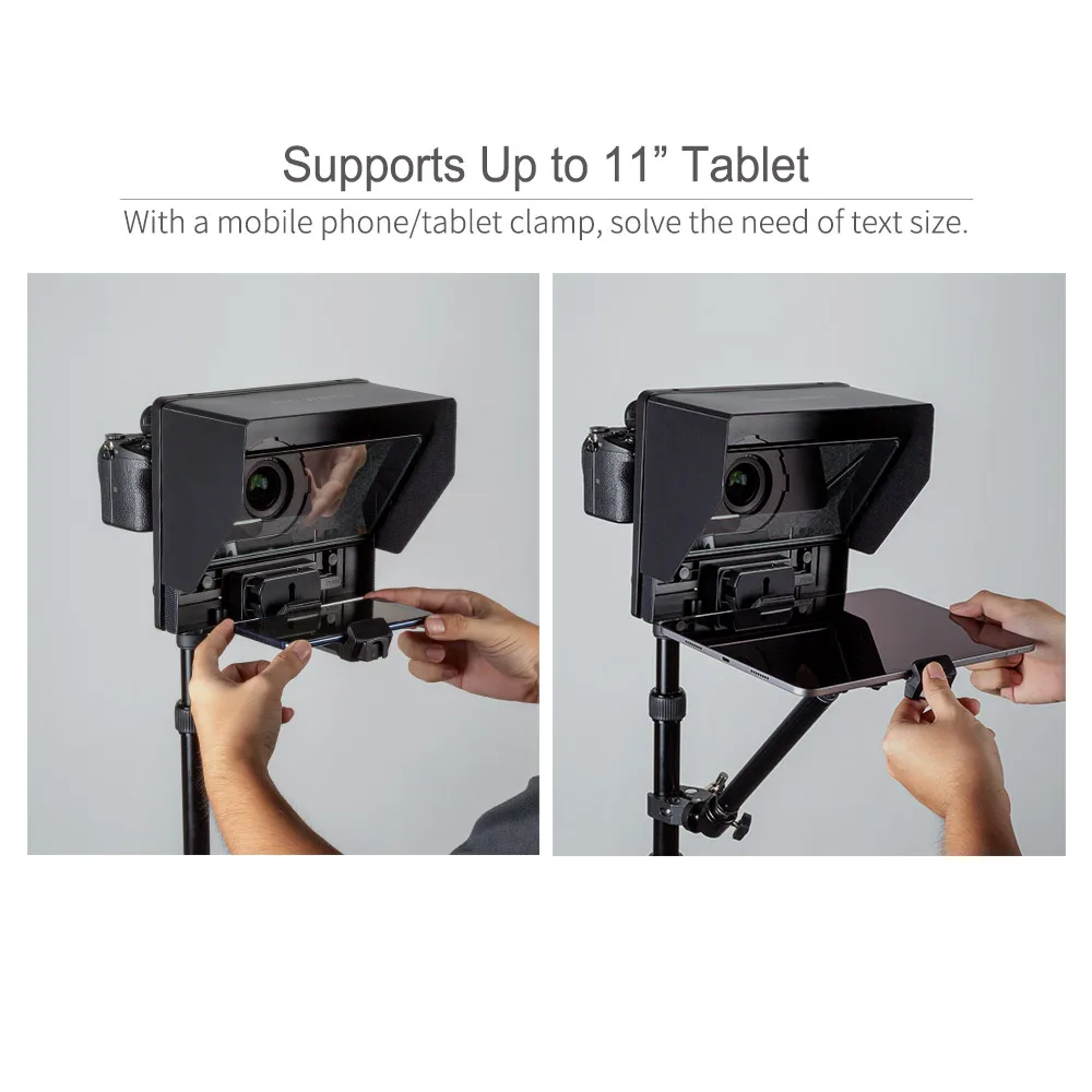 FEELWORLD TP10 Portable 10 Inch Folding Teleprompter Up 11\