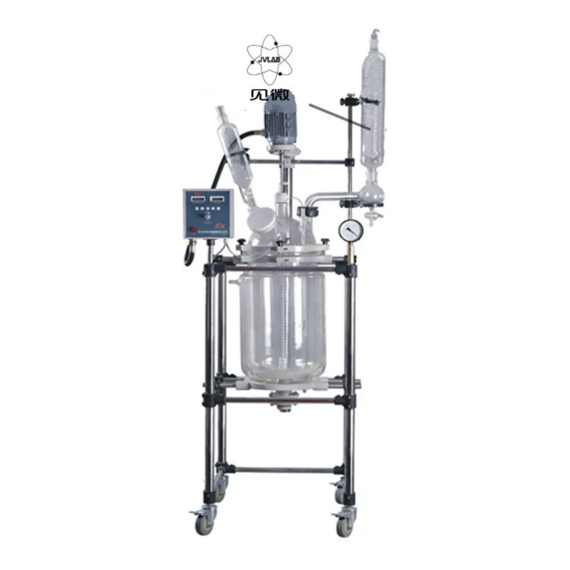Double-layer Glas Reactor 50000 ML XHSSF-50L Aangepaste Multi-functionele Glas Reactie Caldron