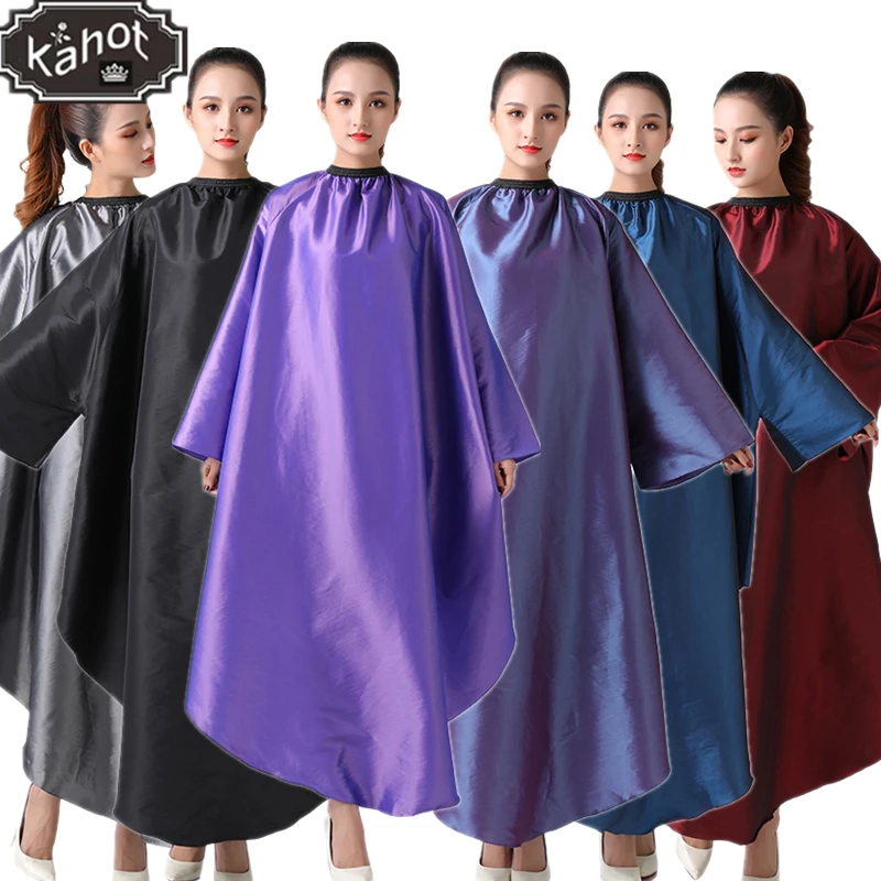 

Salon Professional Hair Cutting Cape,Hairdresser Apron With Sleeves Barber Gown,Non Stick Hair, Waterproof, Antistati Cape Apron