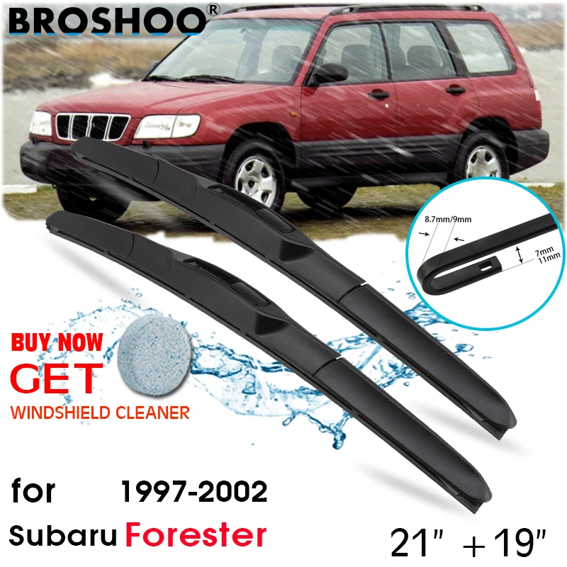 

Car Wiper Blade Front Window Windscreen Windshield Wipers Blades Auto Accessories For Subaru Forester 21"+19" 1997-2002