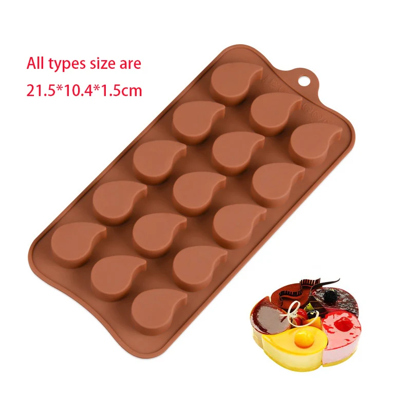 Silicon Chocolate Candy Mold Baking Cake Molds Baking Pan For Pastry And Bakery Accessories For Confectionery Diy And Tools