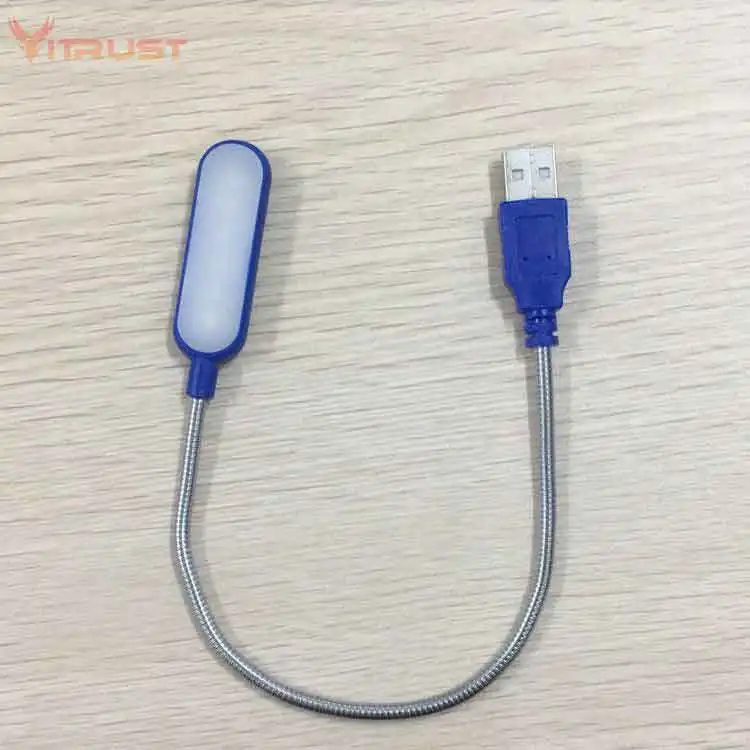 USB Di Động Đọc Sách Mini Đèn Sách Bàn Đèn Linh Hoạt Với 6 Đèn LED Cho Công Suất Ngân Hàng Laptop