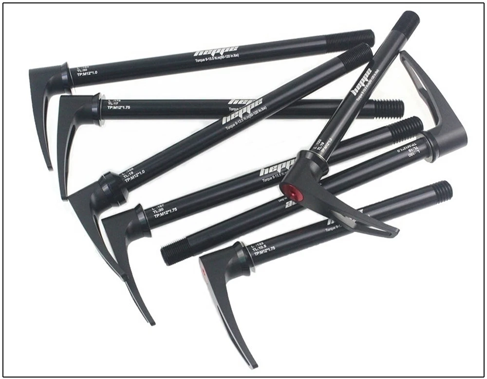 HEPPE MTB Rennrad Steckachse Vorderradgabel Welle Spieß 12x100 12x110 Hintere Steckachse 12x142 12x148 Schnellspanner M12xP1.0/1.5/1.75 – Detail 26