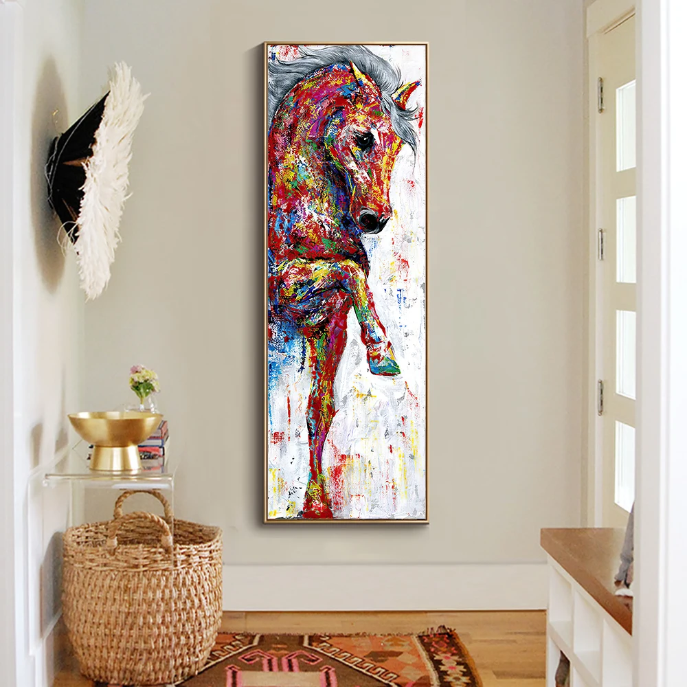 GATYZTORY 60*120cm large size Painting by numbers horse Pictures for the home animal Paintings on the wall