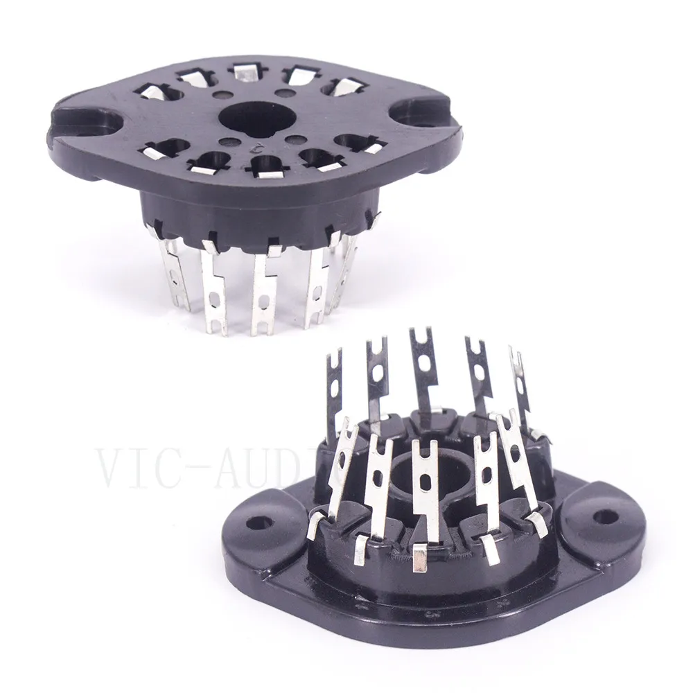 2PCS Bakeliteวาล์วหลอดTUS-Y10สำหรับEL12 EL156 ECL11 AZ11 AZ12 EZ150สูญญากาศเครื่องขยายเสียงหลอดVintageเสียงDIY