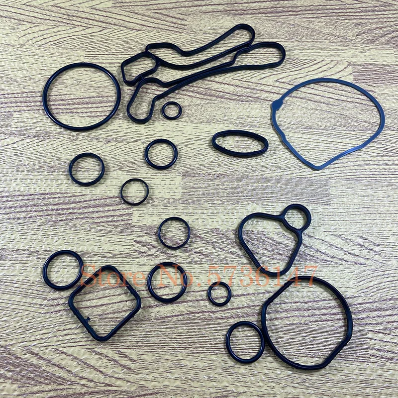 10Sets Replacement Kit Oil- Radiator Seal Gasket For Chevrolet Cruze Sonic Opel Astra Zafira Aveo G3  55354072 2724577 55353321