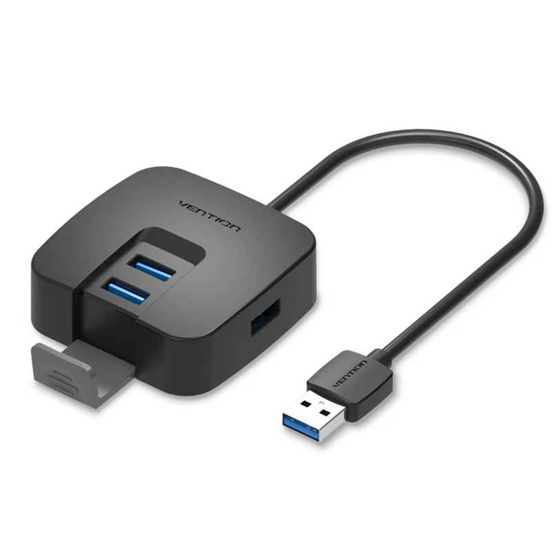 Vention USB 3.0 HUB 4 พอร์ตอะแดปเตอร์USB Splitterความเร็วสูงOTGสำหรับMacbook PCคอมพิวเตอร์อุปกรณ์เสริมAdaptador 2.0 USB Hab 1