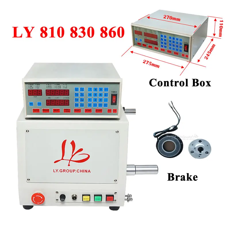 

Automatic Coil Winder Winding Machine LY 810 830 860 Common Use Control Box Original with Brake Function Tool Kit