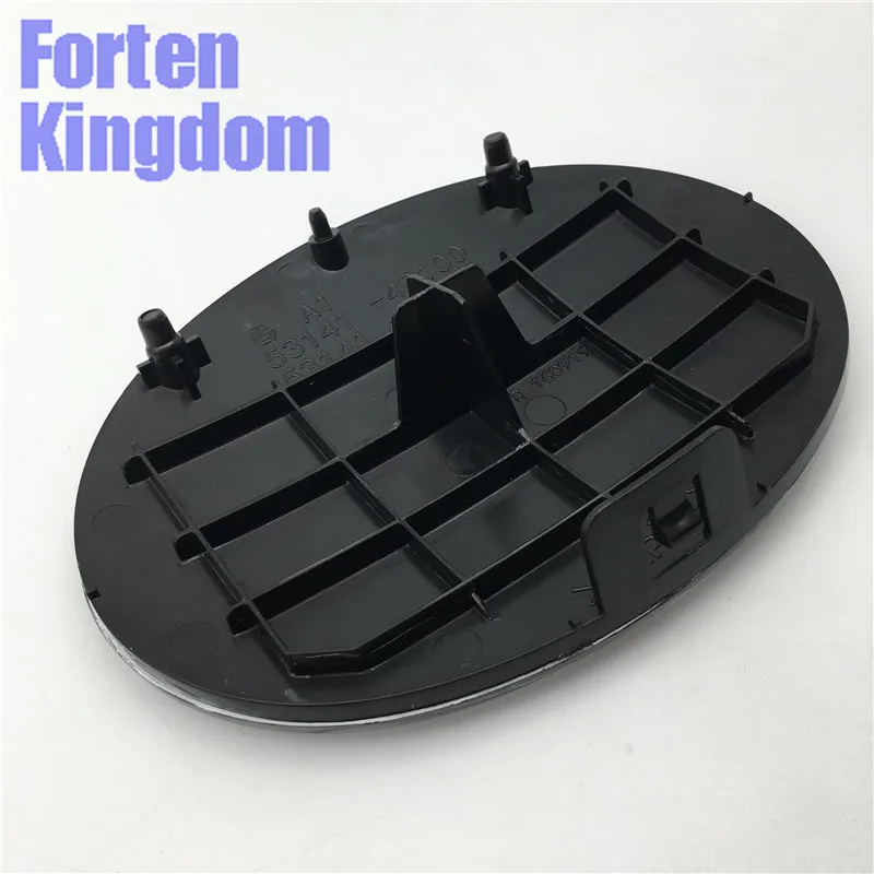 

Forten Kingdom 1 шт., новинка, логотип L, 165 мм, автомобильная черная, серебристая и синяя передняя решетка, гибридный значок для гриля, 90975-02125