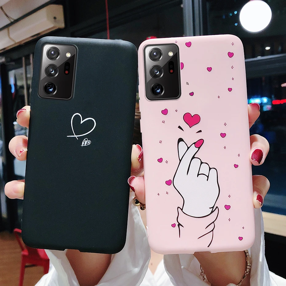 Case on for Samsung Galaxy Note 20 20Ultra Samsung Note20 Ultra Case Cartoon Soft Cute Silicone Phone back Protector Cover Cases