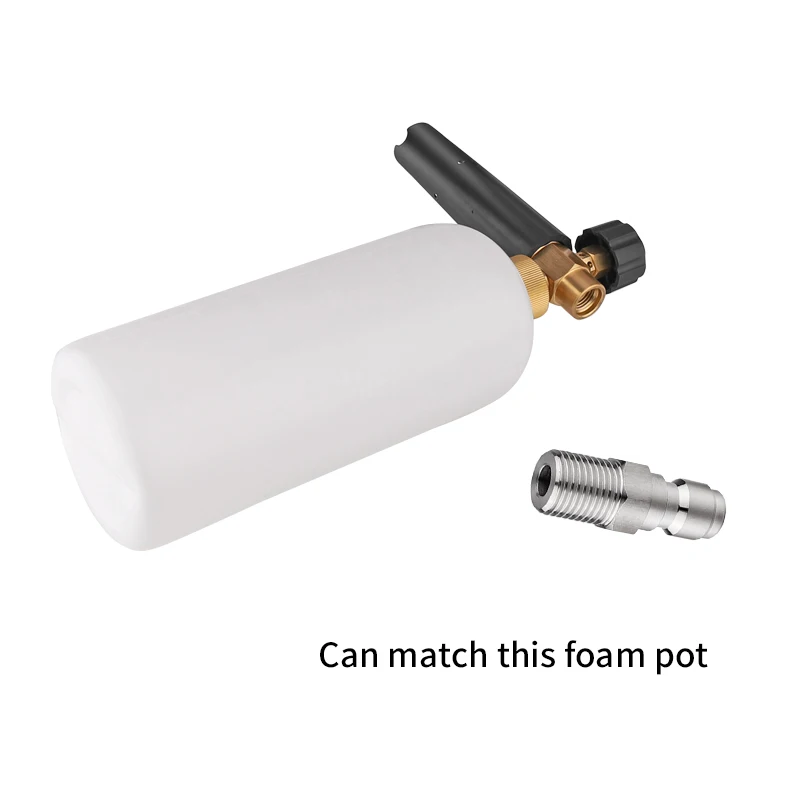 High Pressure Washer Car Washer Snow Foam Lance Foam Nozzle Adapter Connector 1/4\