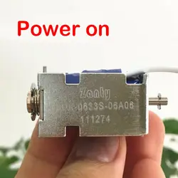 Push Type DC Magnetic Solenoid  6V-48V Direct Electromagnet Frame Micro Mini Electromagnet Hotel Door Lock Stroke 6mm 12V 24V