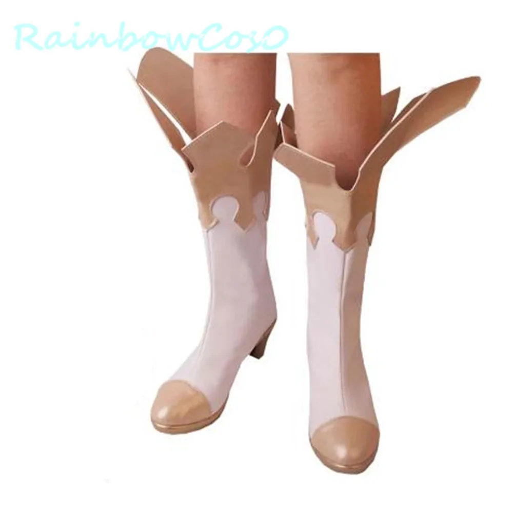 Genshin Impact Paimon botas Cosplay zapatos juego Anime carnaval fiesta Halloween RainbowCos0 W1283
