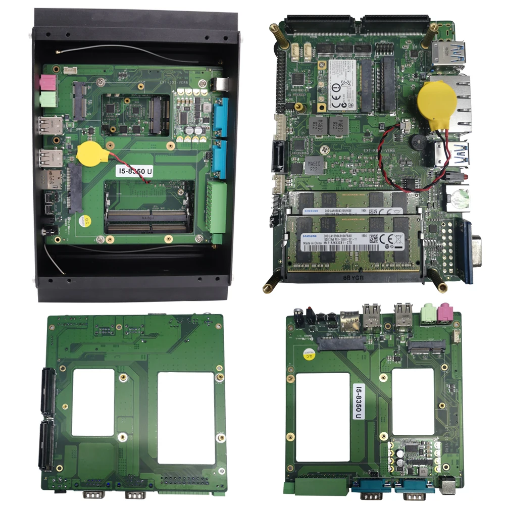Eglobal Watchdog 2COM piccolo fattore di forma pc SIM card Intel Core i7 mini pc DDR4 VGA HD computeradoras Dual LAN Linux