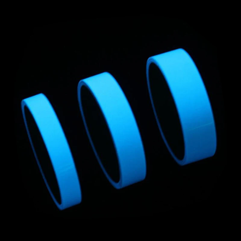 10mm*3m Luminous Tape Colorful Glow Tape Self-adhesive Fluorescent Glowing Night /Dark Striking Warning Safety Luminous strip