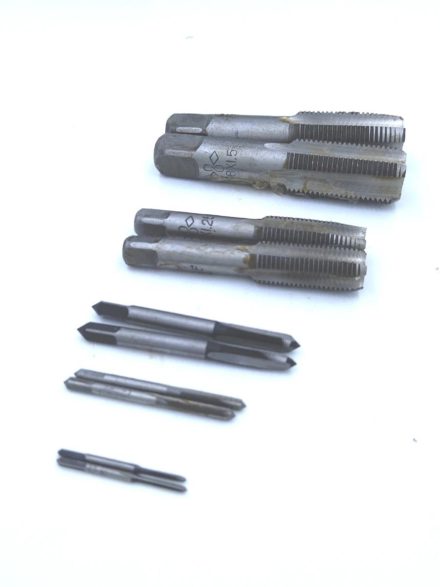 1Set M16 M18 M20 M22 M24 x 1mm 1.5mm 2mm 2.5mm Taper and Plug Metric Tap Pitch For Mold Machining * 1 1.5 2 2.5