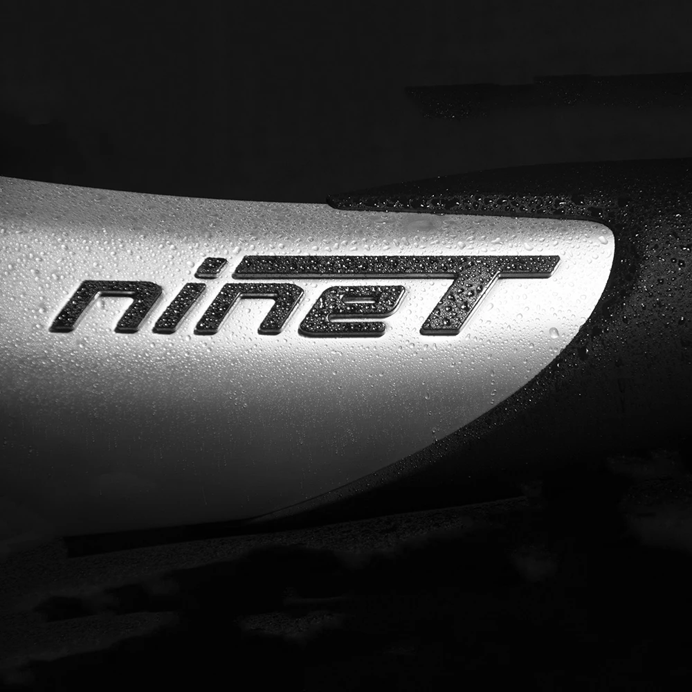Autocollant étanche pour tuyau d\'accès moto, autocollant nickel é de personnalité cool, résistant à la chaleur 3D, BMW R NINE T R NineT r9t 3D