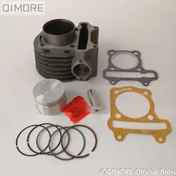 52.4mm Cylinder & Piston Set for 4 stroke Air Cooling Scooter Moped QUAD GY6 125 152QMI 1P52QMI