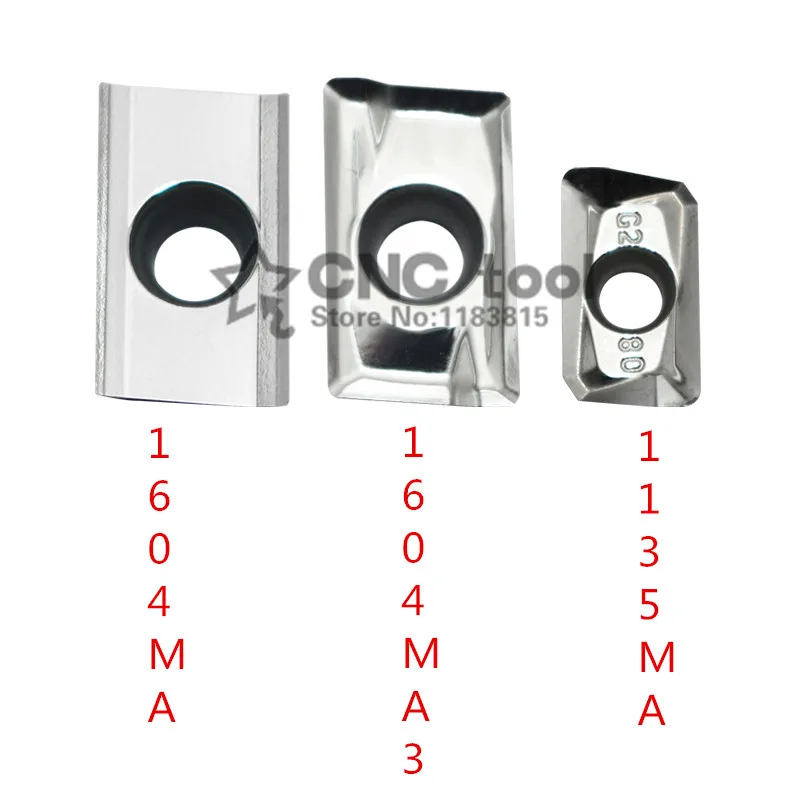 

Aluminum processing Milling Inserts APKT APKT1135PDFR APKT1604PDFR MA3 MA3 H01 APKT1135 APKT1604 Carbide Inserts CNC