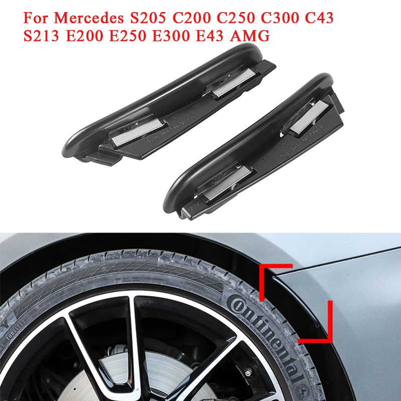 Car Rear Bumper Trim Fender Flare Wheel Eyebrow For Mercedes S205 W205 C180 C200 C250 C300 C43 S213 W213 E200 E250 E300 E43 AMG