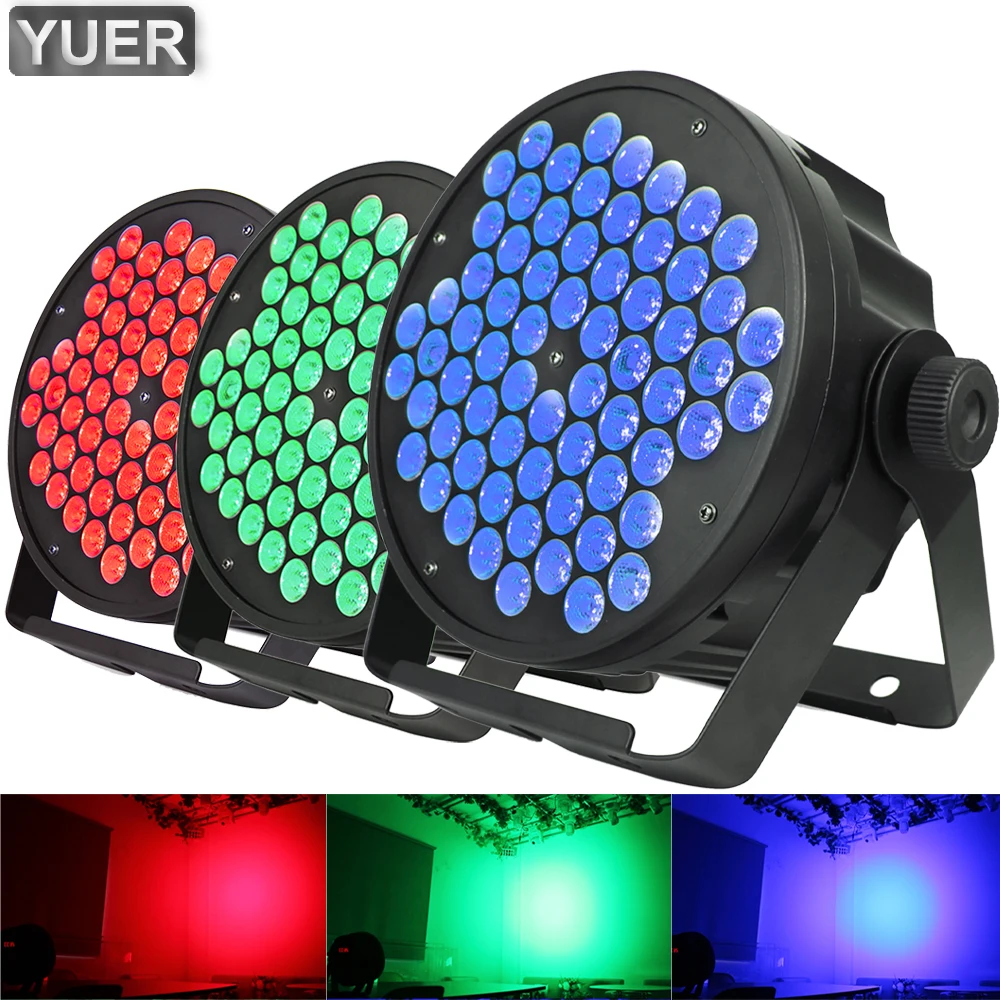 

LED Par Lights 66X3W DJ LED RGB Par Light High Power Wash Disco Light DMX Controller Dj Effect For Party Light Music led disko