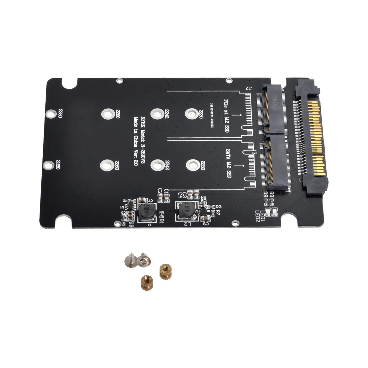 

Zihan SFF-8639 NVME U.2 to Combo NGFF M.2 M-key SATA PCIe SSD Adapter for Mainboard Replace SSD 750 p3600 p3700