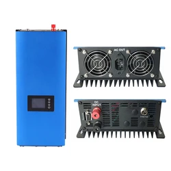 2000W Solar Grid Tie inverter MPPT pure sine wave with internal limiter,battery discharge mode DC45-90V to AC230V