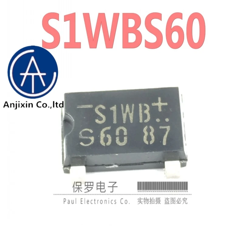 

10pcs 100% orginal and new rectifier bridge Small square bridge S1WBS60 S1WB DIP-4 1A/600V in stock