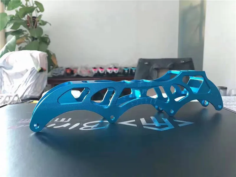 SPIRIT Leader speed chassis for 4 wheels inline speed skates frame gold silver black rose 90 100 110 race skating base 1 pair