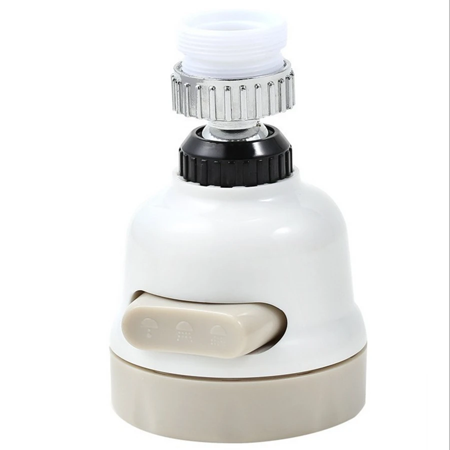 360 Degree Rotatable Spray Head Tap Durable Faucet Splash Filter Nozzle 3 Modes Kitchen Tap Nozzle  tap filter faucet