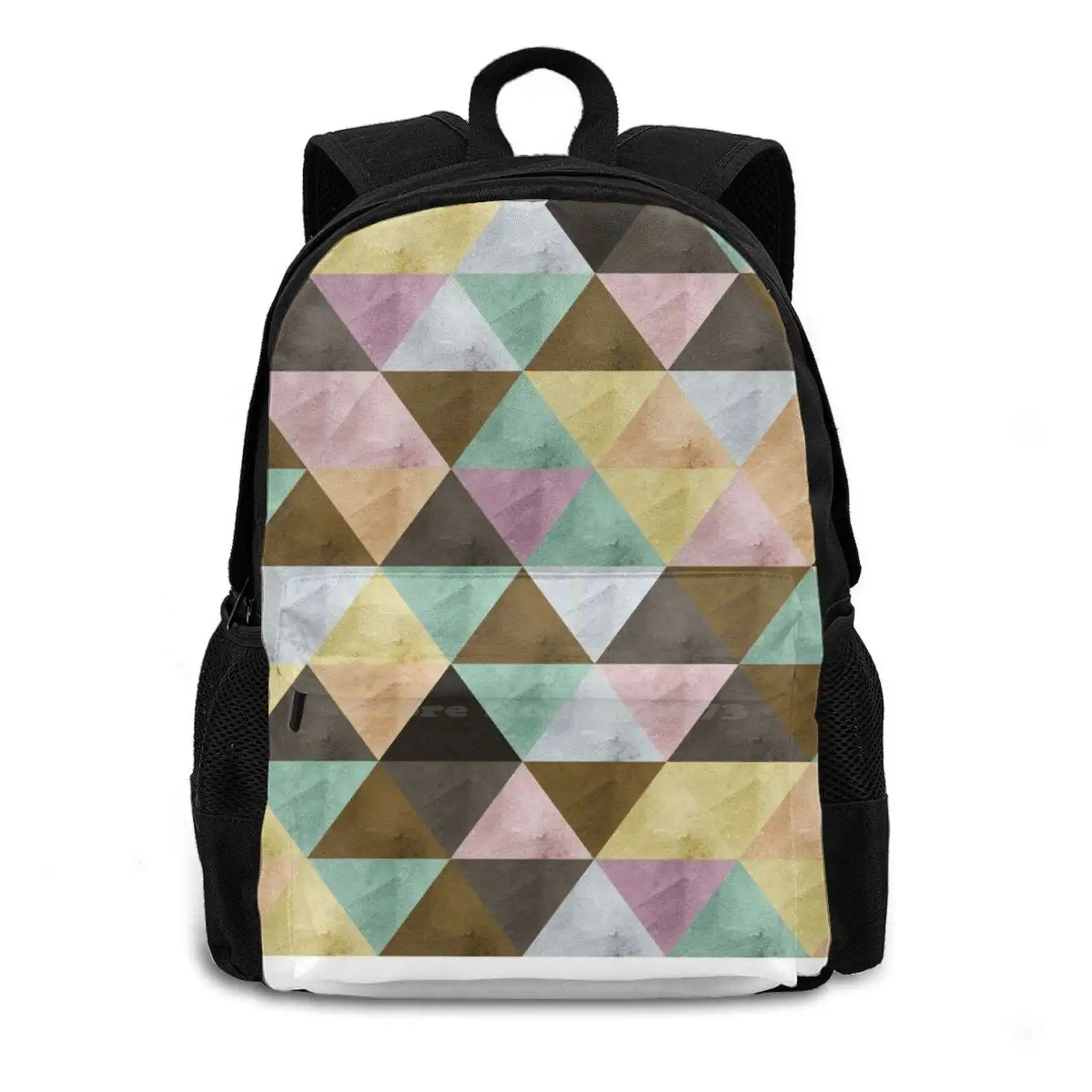 Modern Art Design Hot Sale Schoolbag Backpack Fashion Bags Cirle Modern Abstract Marble Concrete Minimalhome Decorhome