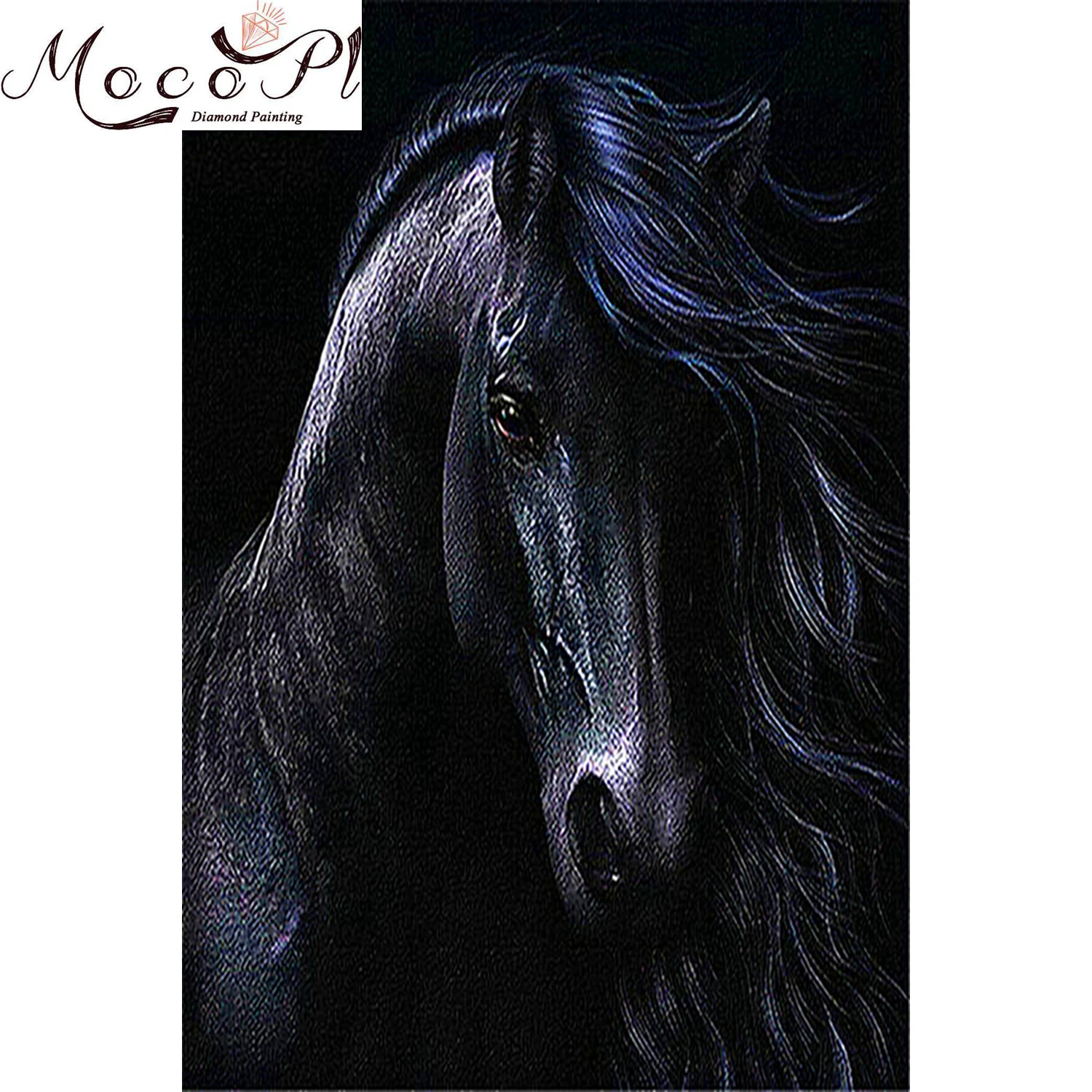 

Animal Diamond painting Horse Full Drill Round/Square Diamond Embroidery Picture of Rhinestone Mosaic Painting Gift Home Decor