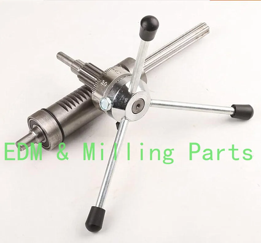 Imagem -02 - Cnc Bench Drill Spindle Assembly Spring Spindle Sleeve Drive Shaft Gear Shaft Polia Rolamento para 16 mm Drilling Machine