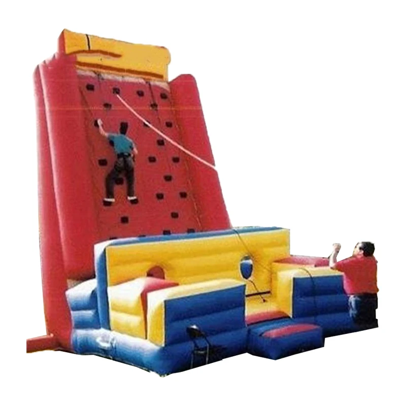 Best selling Inflatable Climber Bouncy Game hot sale portable rock climbing wall for sale