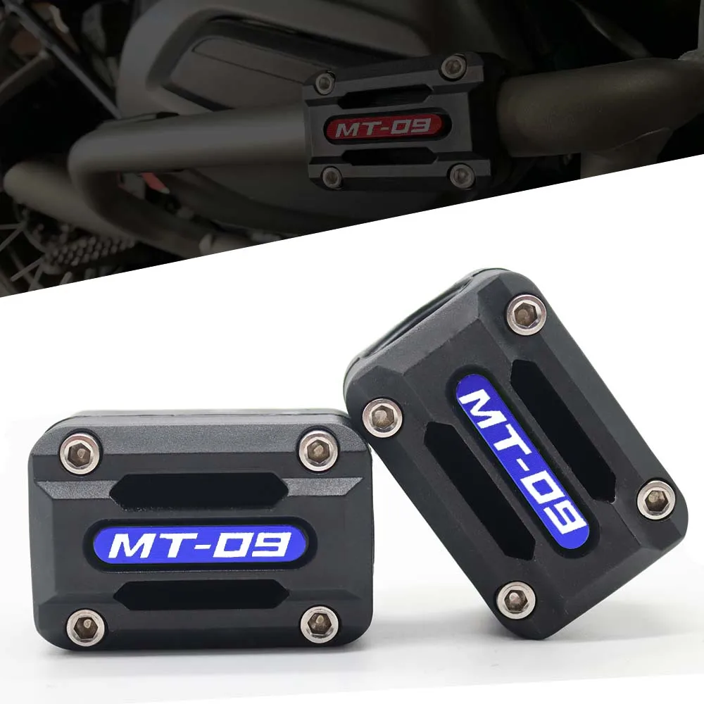 

For YAMAHA MT-09 MT09 MT 09 Tracer FZ-09 FZ09 22/25/28mm Motorcycle Engine Crash Bar Protection Bumper Decorative Guard Block