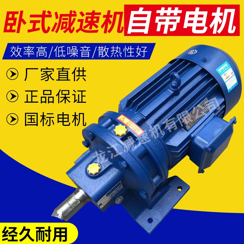 Planetary cycloidal pinwheel reducer vertical small horizontal pendulum type reducer with national standard copper core motor