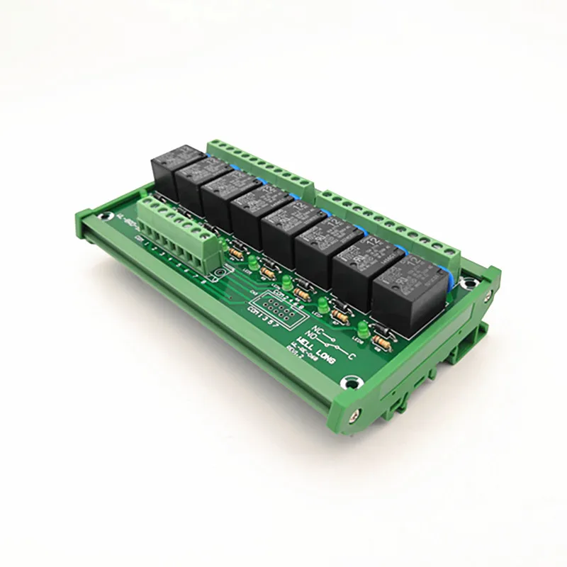 

DIN Rail Mount 8 Channel G5LA-14 12VDC Relay Module PNP Type 12V Power Relay Interface Module,G5LA-14 12VDC Relay .