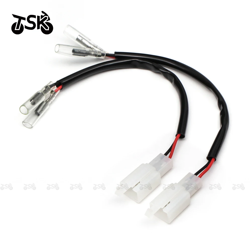 The turn signal marking line adapter plug connector is new and suitable for motorcycle turn signal and license plate lights, etc